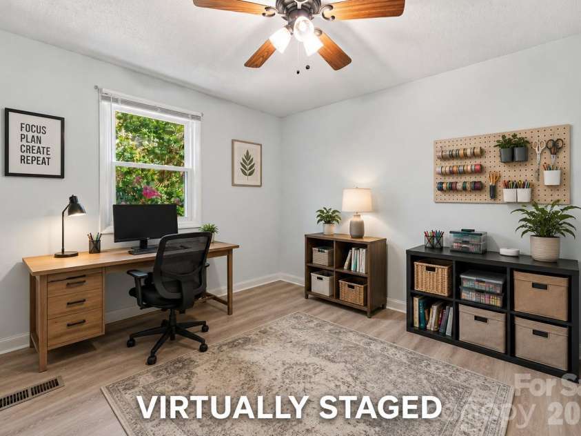 7132 Clear Crossing Lane, Mint Hill, NC 28227.  MLS# CAR4404373, YatesRealty ID 38815. Virtually Staged Upper Level Bedroom 1 of 3
