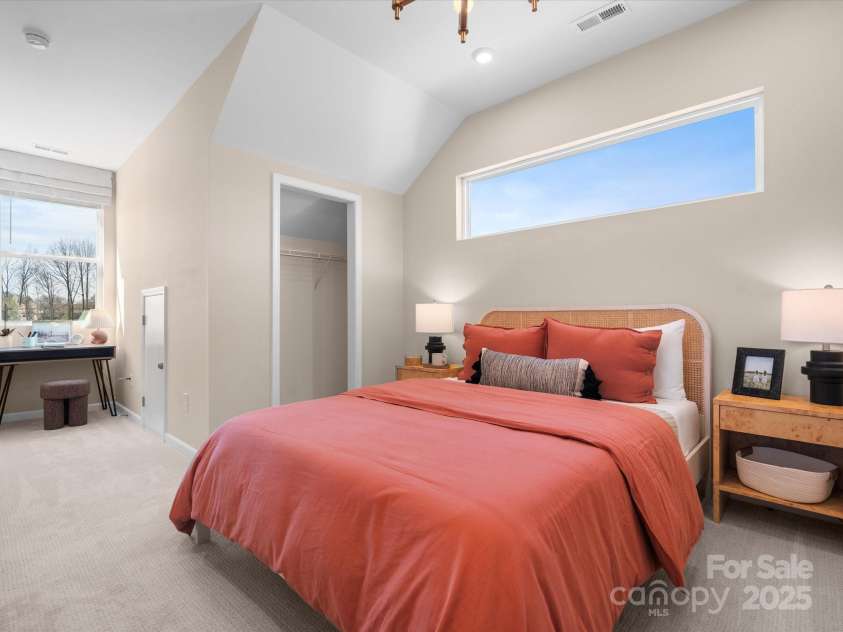 5711 Castlerea Drive, Charlotte, NC 28217.  MLS# CAR4232177, YatesRealty ID 3882. Roan Model Home 3rd Bedroom | Southmont *actual finishes, color scheme, orientation vary on this home. Furniture not included
