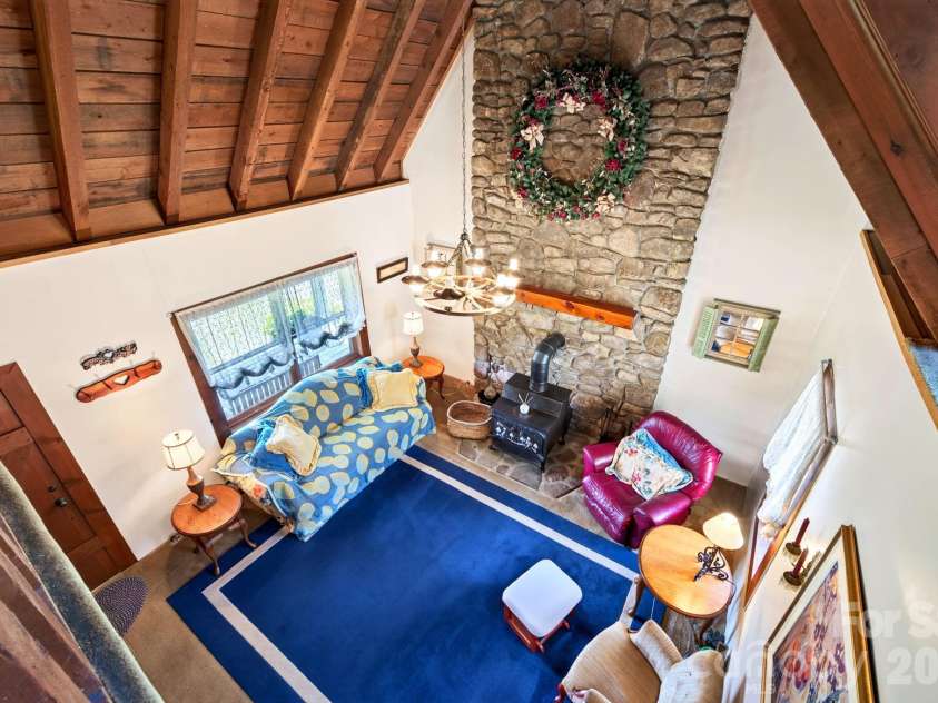 82 Sharon Road, Fairview, NC 28730.  MLS# CAR4404789, YatesRealty ID 38830. Overlooks the Living Room