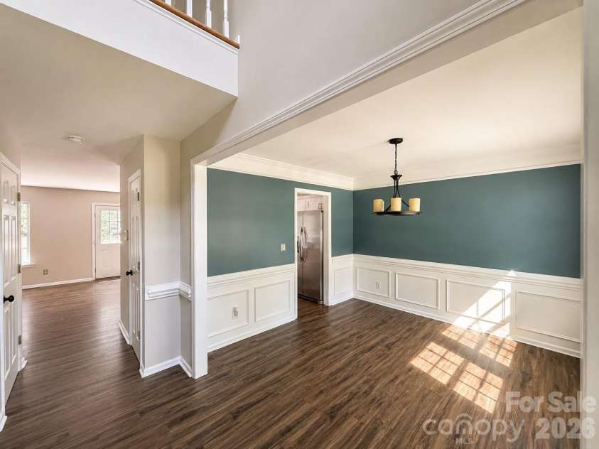 1525 Hawthorne Drive, Indian Trail, NC 28079.  MLS# CAR4399039, YatesRealty ID 38835. Dining Room