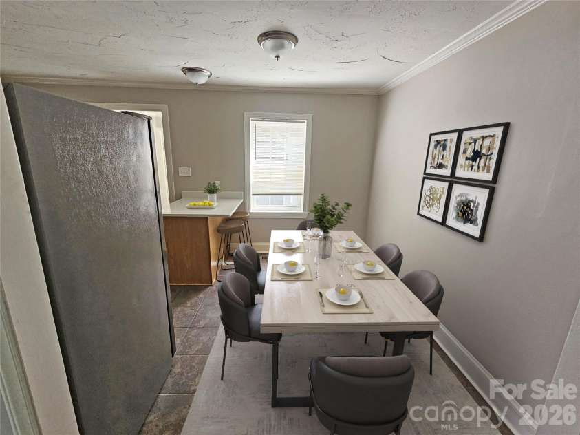 158 Shamrock Street, Concord, NC 28025.  MLS# CAR4406601, YatesRealty ID 38866. Dining Area (virtually staged)