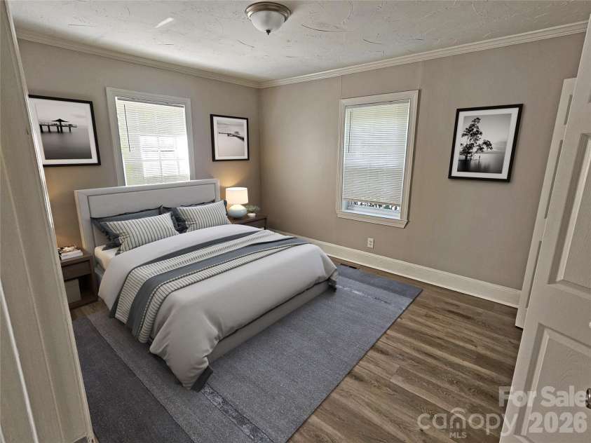 158 Shamrock Street, Concord, NC 28025.  MLS# CAR4406601, YatesRealty ID 38866. Primary Bedroom (virtually staged)