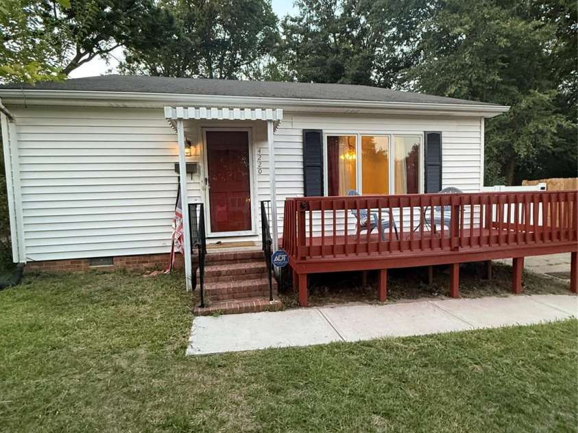 4220 Harvard Avenue, Greensboro, NC 27407.  MLS# CAR4405313, YatesRealty ID 38886. Front view