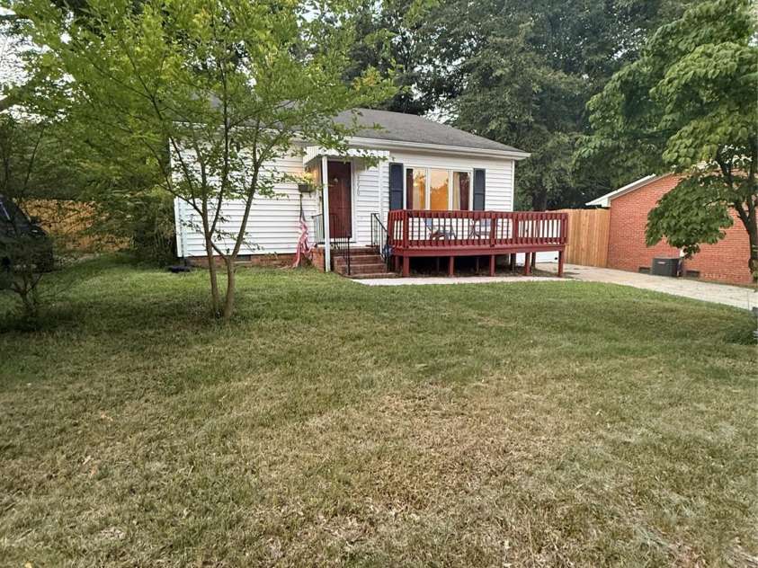4220 Harvard Avenue, Greensboro, NC 27407.  MLS# CAR4405313, YatesRealty ID 38886. Side view