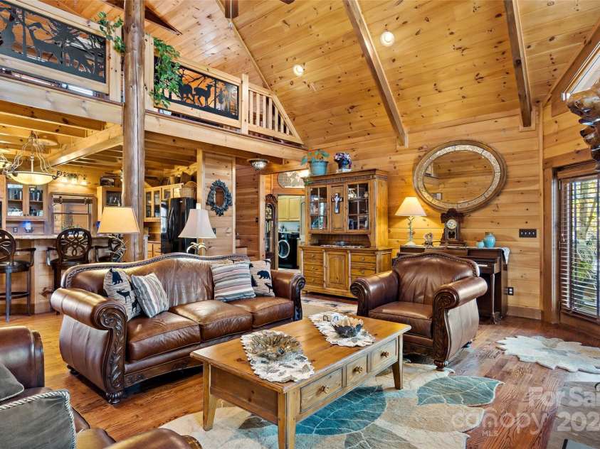 65,59, 163 Gypsy Mountain Road, Marion, NC 28752.  MLS# CAR4199676, YatesRealty ID 3893. 163 - Living Room