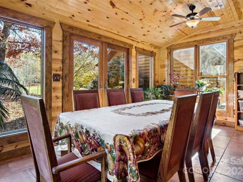 65,59, 163 Gypsy Mountain Road, Marion, NC 28752.  MLS# CAR4199676, YatesRealty ID 3893. 163 - Sunroom