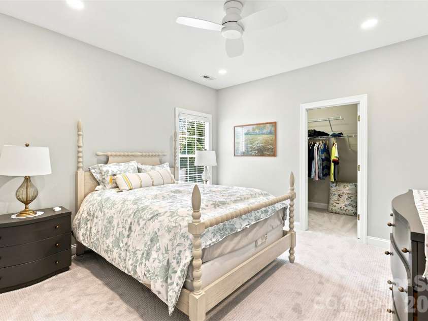 1248 Curry Way, Matthews, NC 28104.  MLS# CAR4406039, YatesRealty ID 38938. Bedroom 2- spacious WIC!