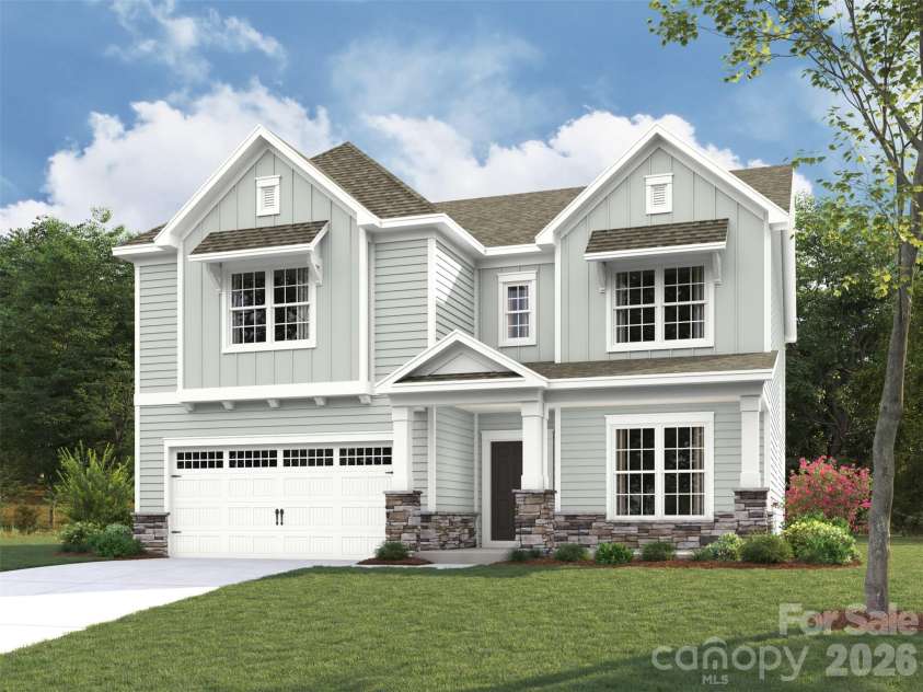 4800 Glen Stripe Drive, Indian Trail, NC 28079.  MLS# CAR4367168, YatesRealty ID 38944. Elevation rendering only