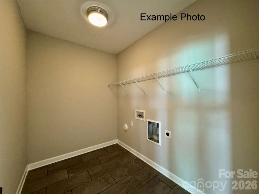4800 Glen Stripe Drive, Indian Trail, NC 28079.  MLS# CAR4367168, YatesRealty ID 38944. Example Photo - Laundry
