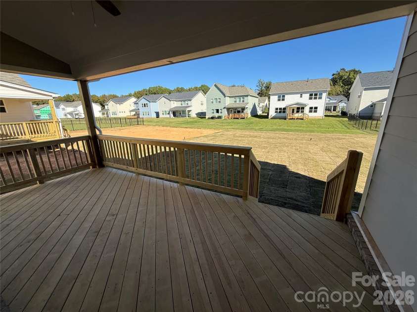 4800 Glen Stripe Drive, Indian Trail, NC 28079.  MLS# CAR4367168, YatesRealty ID 38944. Rear Covered Deck
