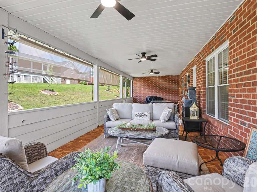 105 Kingston Place, Spindale, NC 28160.  MLS# CAR4406340, YatesRealty ID 38950. Large screened back porch