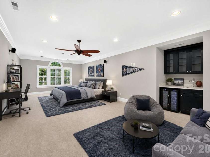 13116 May River Lane, Charlotte, NC 28278.  MLS# CAR4403294, YatesRealty ID 38951. Bedroom #5/bonus, virtually staged