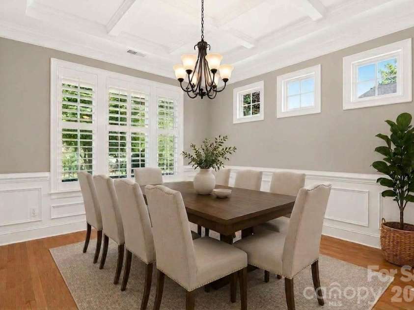 13116 May River Lane, Charlotte, NC 28278.  MLS# CAR4403294, YatesRealty ID 38951. Dining Room - virtually staged