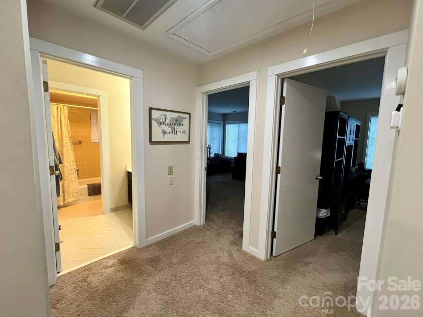 200 Foxlair Court, Matthews, NC 28105.  MLS# CAR4405914, YatesRealty ID 38966. Open Hallway