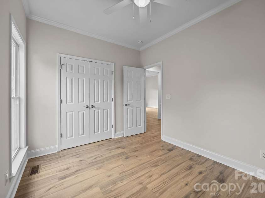 1270 Shaver Street, Salisbury, NC 28144.  MLS# CAR4293122, YatesRealty ID 3897. Bedroom with ceiling fan
