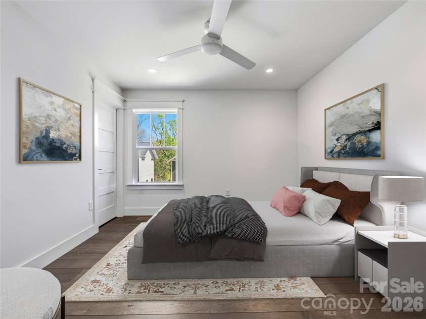 55 Acona Lane, Asheville, NC 28803.  MLS# CAR4368866, YatesRealty ID 38976. 2nd Bedroom Virtually Staged