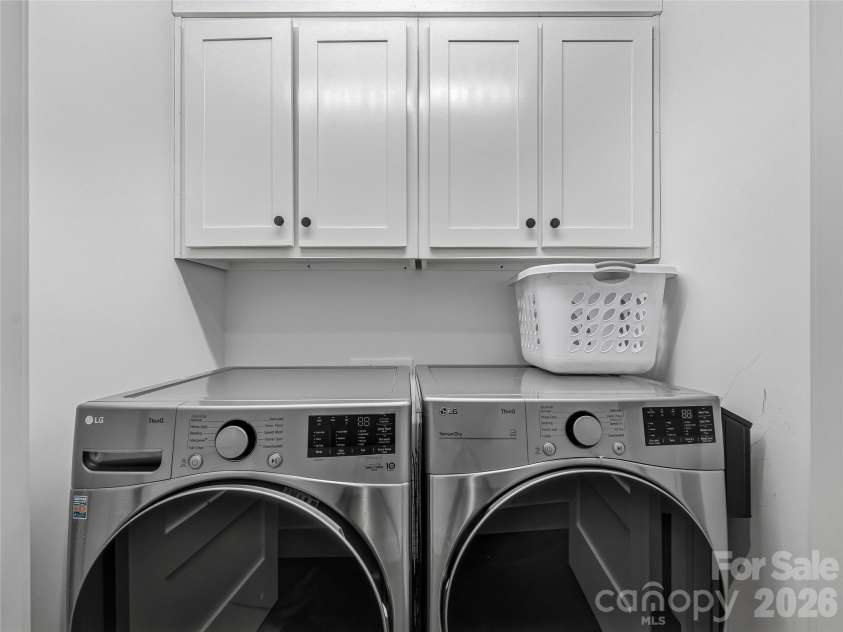 55 Acona Lane, Asheville, NC 28803.  MLS# CAR4368866, YatesRealty ID 38976. Laundry Closet