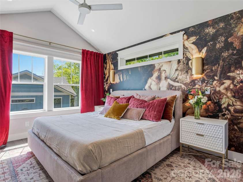 55 Acona Lane, Asheville, NC 28803.  MLS# CAR4368866, YatesRealty ID 38976. Primary Bedroom