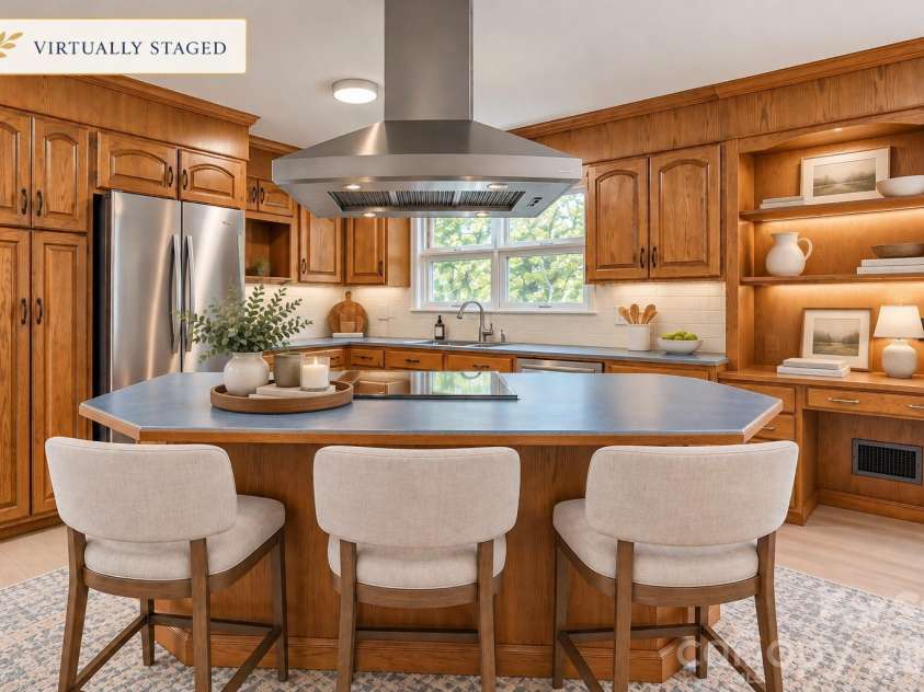 688 Grandview Drive, Concord, NC 28025.  MLS# CAR4433877, YatesRealty ID 38977. Kitchen (virtual stage)