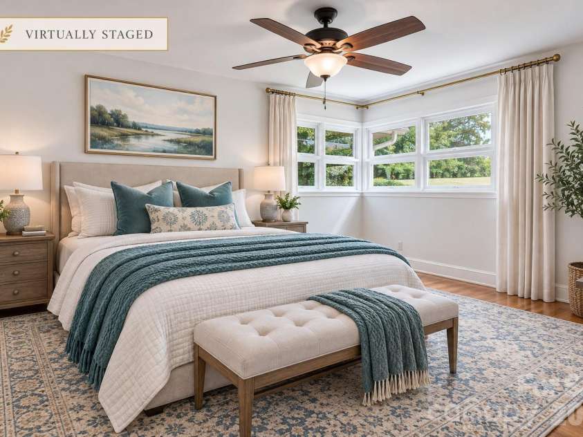 688 Grandview Drive, Concord, NC 28025.  MLS# CAR4433877, YatesRealty ID 38977. Primary bedroom (virtual stage)