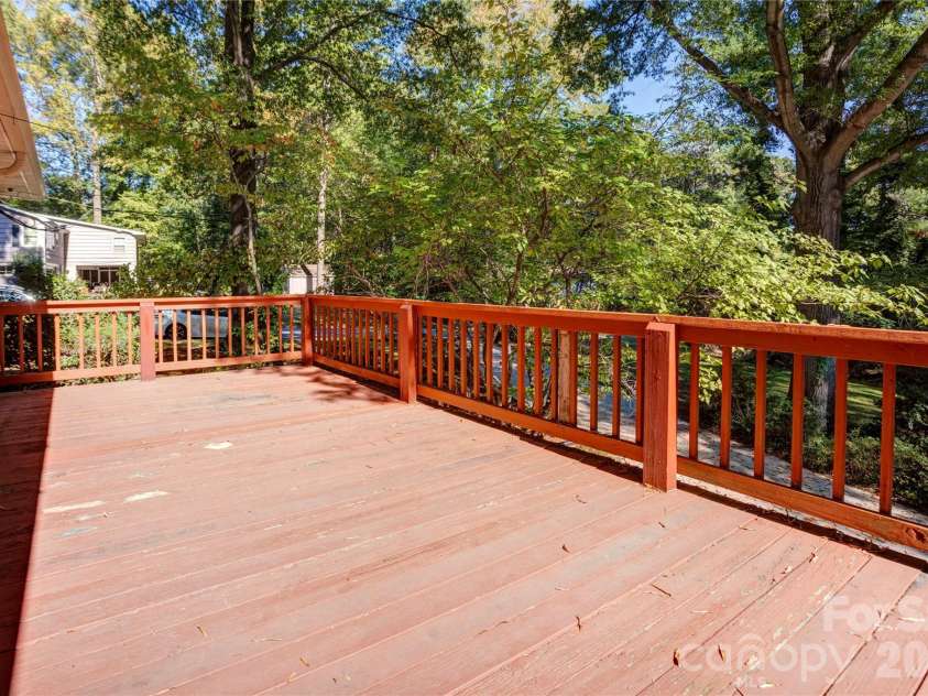 688 Grandview Drive, Concord, NC 28025.  MLS# CAR4433877, YatesRealty ID 38977. Private back deck