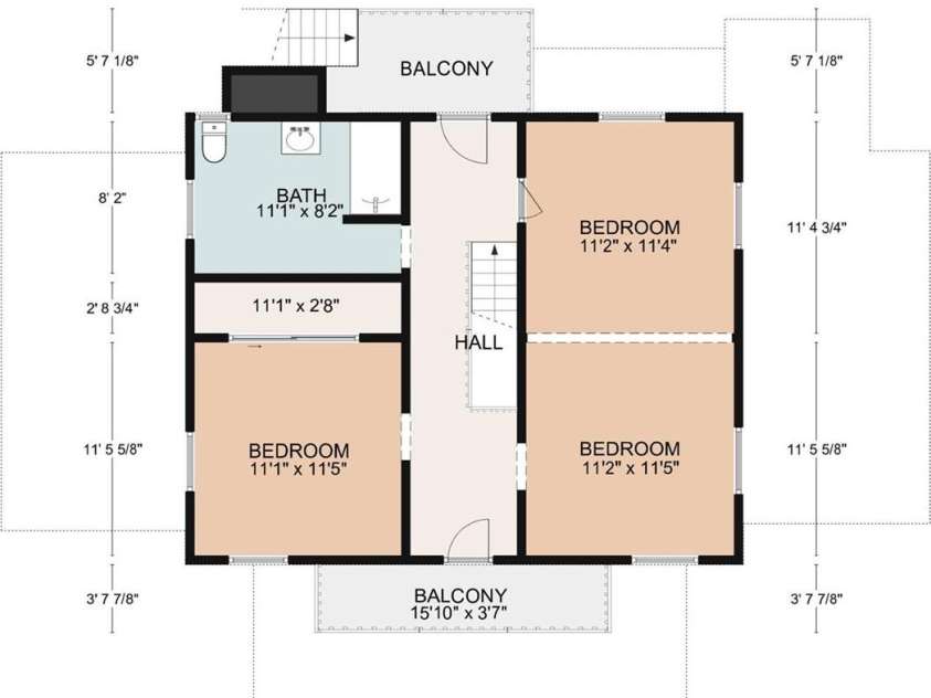 3151 Bearwallow Road, Hendersonville, NC 28792.  MLS# CAR4403717, YatesRealty ID 38983. 2nd floor