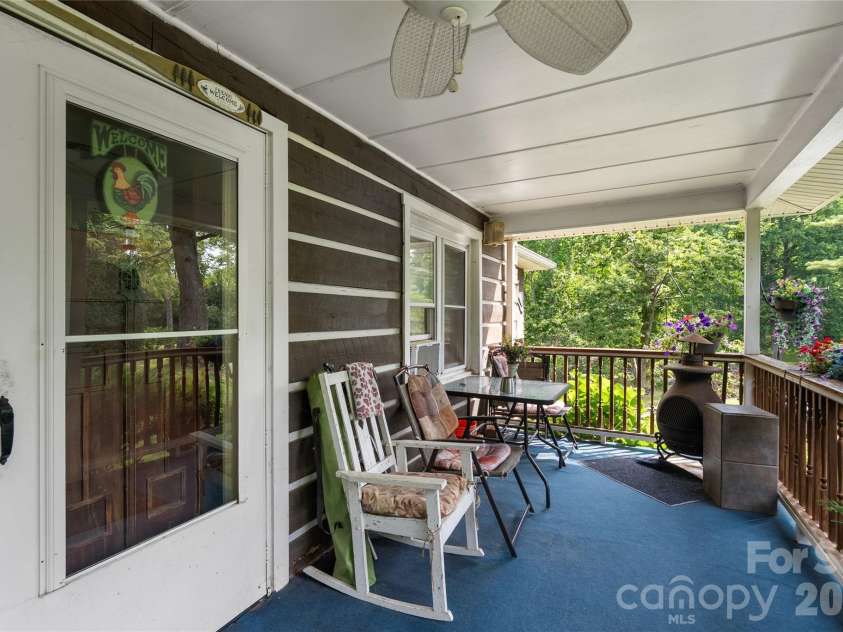 3151 Bearwallow Road, Hendersonville, NC 28792.  MLS# CAR4403717, YatesRealty ID 38983. Front Porch
