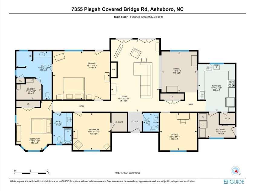 7355 Pisgah Covered Bridge Road, Asheboro, NC 27205.  MLS# CAR4316770, YatesRealty ID 3899. 