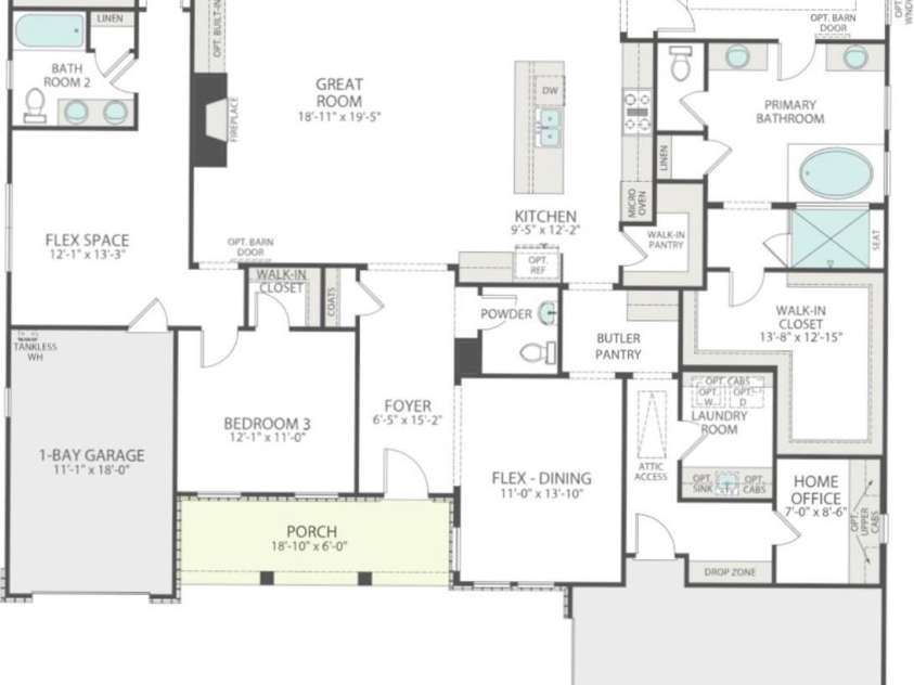 247 Lanyard Lane, Belmont, NC 28012.  MLS# CAR4389103, YatesRealty ID 38991. Floor Plan