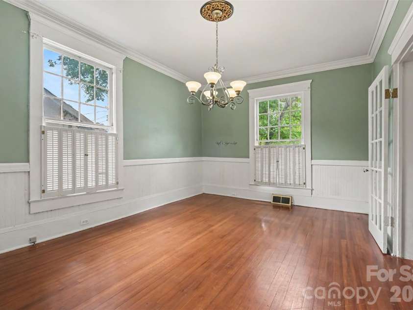 75 Cabarrus Avenue, Concord, NC 28025.  MLS# CAR4406575, YatesRealty ID 38993. Dinning Room