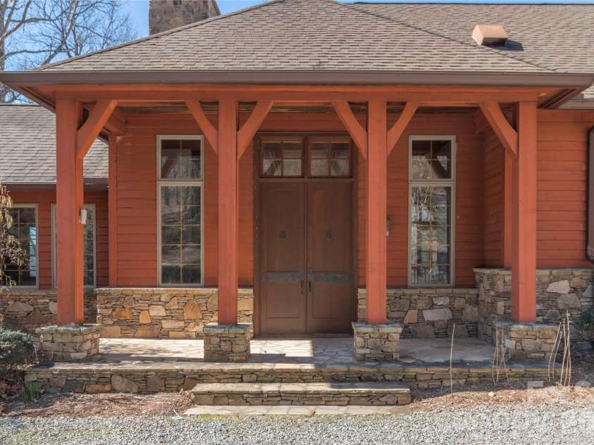 98 Flat Creek Road, Fairview, NC 28730.  MLS# CAR4395536, YatesRealty ID 38996. Custom-built estate