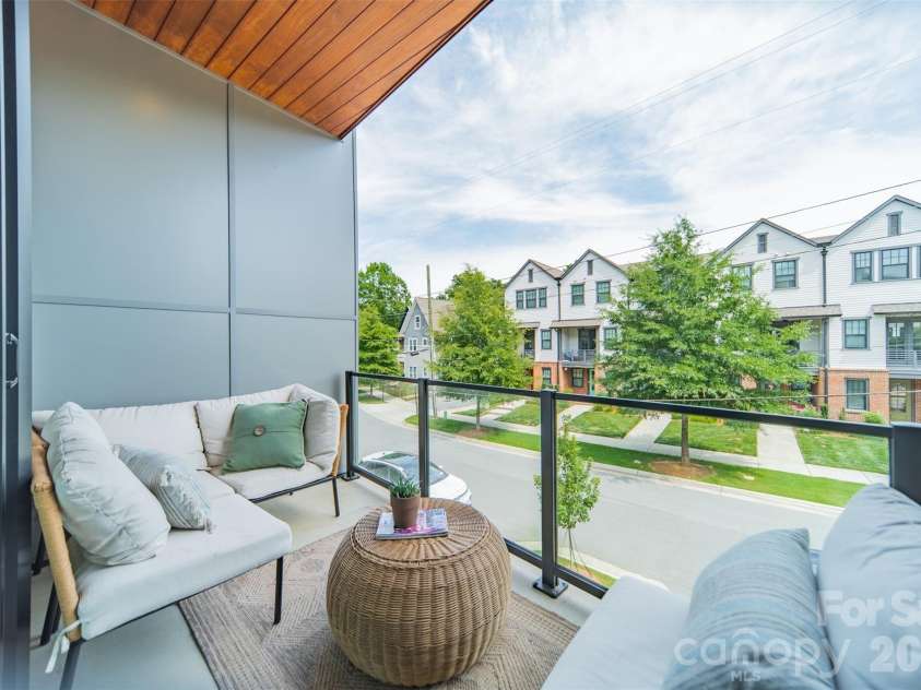 3305 Spencer Street, Charlotte, NC 28205.  MLS# CAR4396117, YatesRealty ID 39000. Balcony
