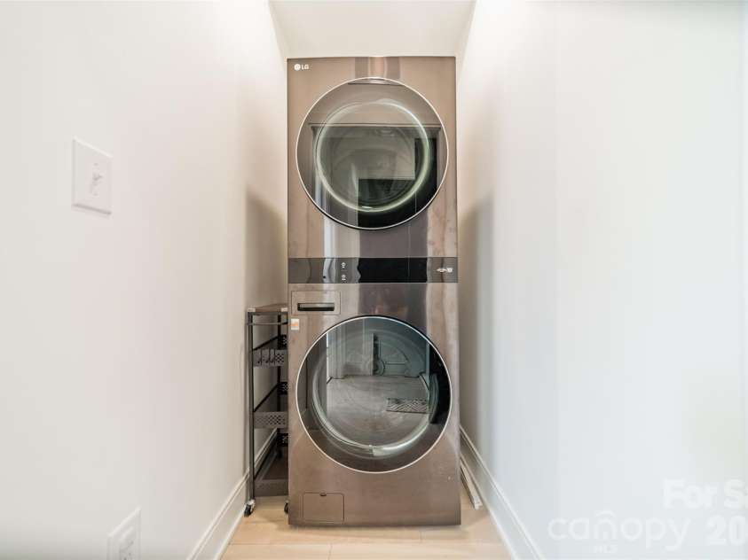 3305 Spencer Street, Charlotte, NC 28205.  MLS# CAR4396117, YatesRealty ID 39000. Laundry Closet on the Upper Level