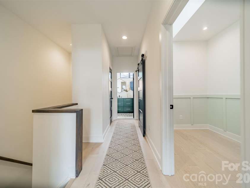 3305 Spencer Street, Charlotte, NC 28205.  MLS# CAR4396117, YatesRealty ID 39000. Upper Level Hallway