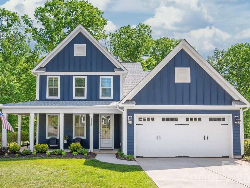 3213 Timber Run Lane, Maiden, NC 28650.  MLS# CAR4371806, YatesRealty ID 39002. Durable cement siding designed for timeless curb appeal and longevity.
