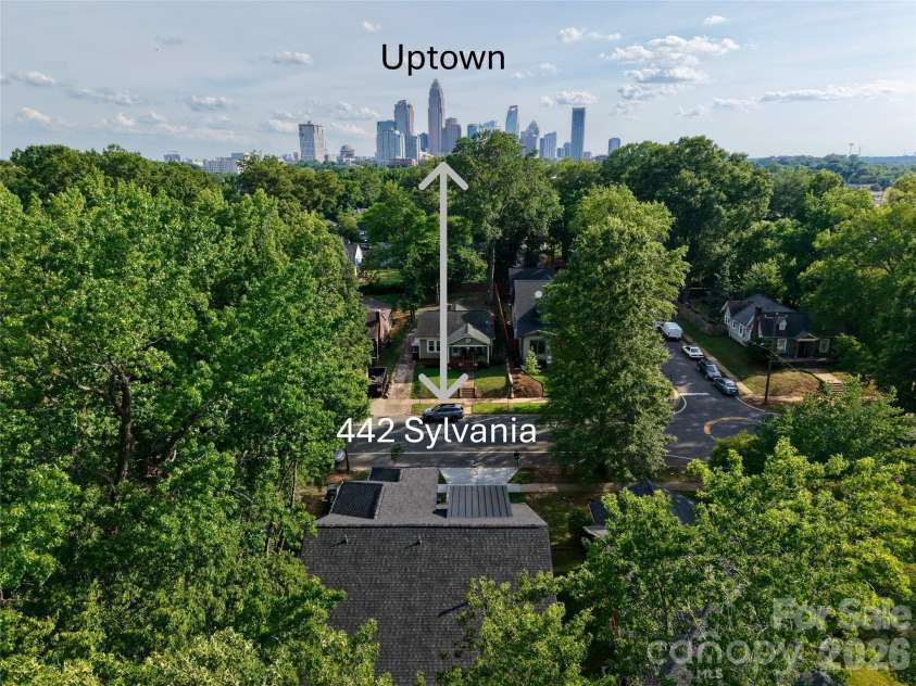 442 Sylvania Avenue, Charlotte, NC 28206.  MLS# CAR4381859, YatesRealty ID 39004. 