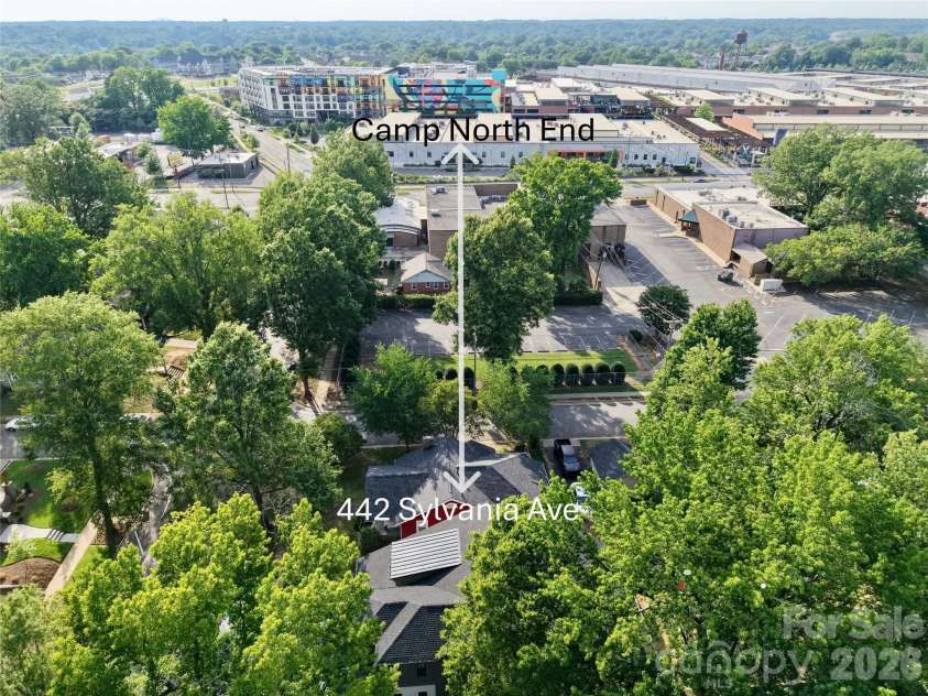 442 Sylvania Avenue, Charlotte, NC 28206.  MLS# CAR4381859, YatesRealty ID 39004. 