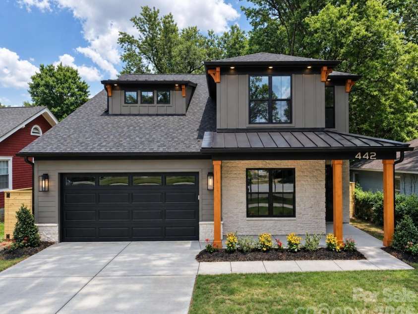 442 Sylvania Avenue, Charlotte, NC 28206.  MLS# CAR4381859, YatesRealty ID 39004. 