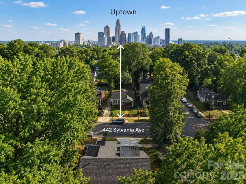 442 Sylvania Avenue, Charlotte, NC 28206.  MLS# CAR4381859, YatesRealty ID 39004. 