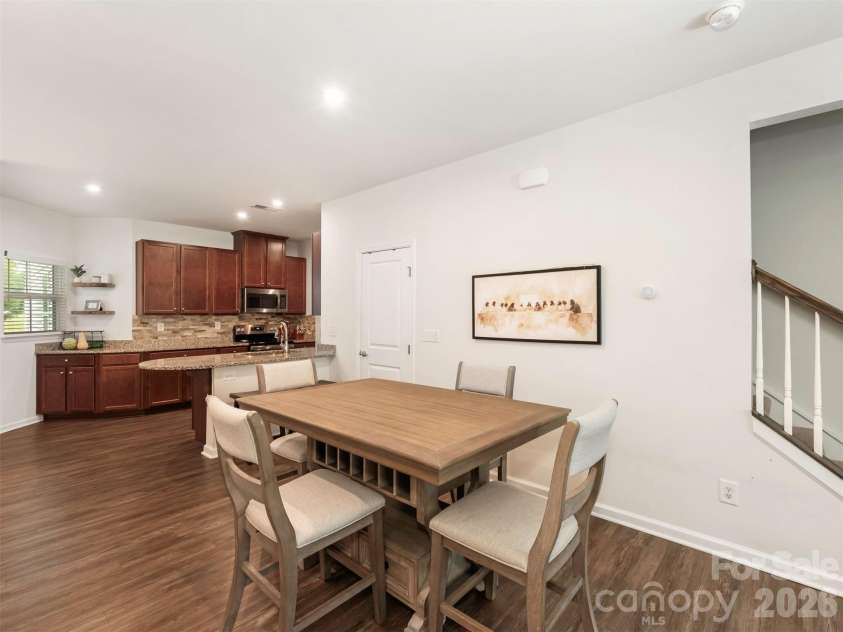 1311 Kristy Lynn Drive, Monroe, NC 28110.  MLS# CAR4404722, YatesRealty ID 39006. Dining Area!