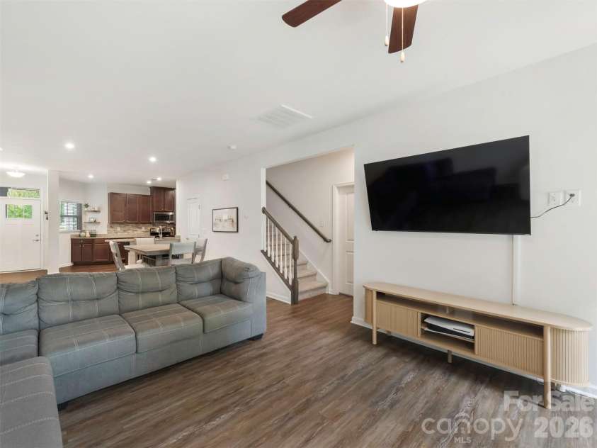 1311 Kristy Lynn Drive, Monroe, NC 28110.  MLS# CAR4404722, YatesRealty ID 39006. Living Room!