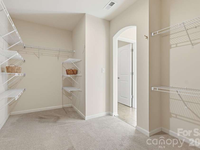 1504 Brooksland Place, Waxhaw, NC 28173.  MLS# CAR4347761, YatesRealty ID 3901. One of two Primary Closets