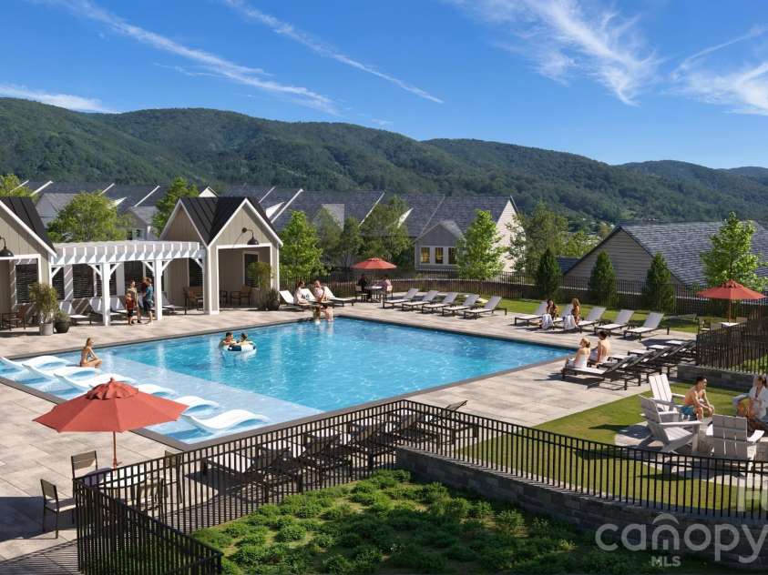 234 Smokey Holler Drive, Asheville, NC 28803.  MLS# CAR4404303, YatesRealty ID 39012. Pool Rendering