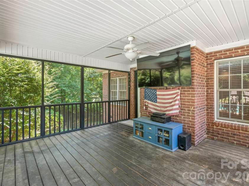 1006 Strawberry Lane, Gastonia, NC 28054.  MLS# CAR4372022, YatesRealty ID 39018. Screen porch