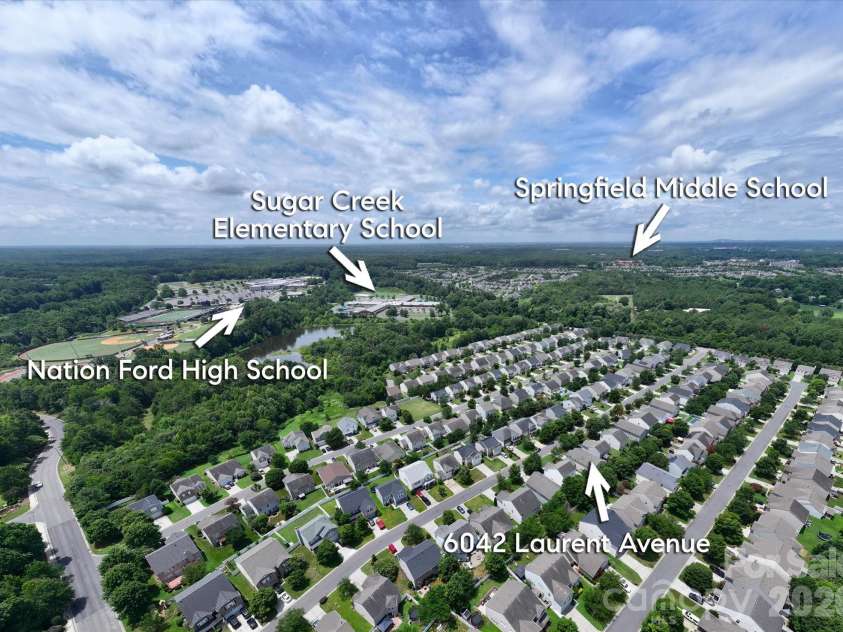 6042 Laurent Avenue, Fort Mill, SC 29715.  MLS# CAR4403776, YatesRealty ID 39033. Walk to Elementary and High School