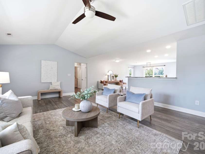 105 Hidden Spring Drive, Salisbury, NC 28147.  MLS# CAR4398555, YatesRealty ID 39046. Living Room