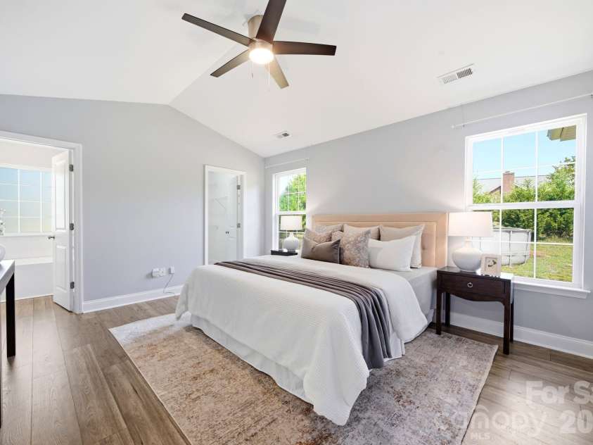 105 Hidden Spring Drive, Salisbury, NC 28147.  MLS# CAR4398555, YatesRealty ID 39046. Primary Bedroom