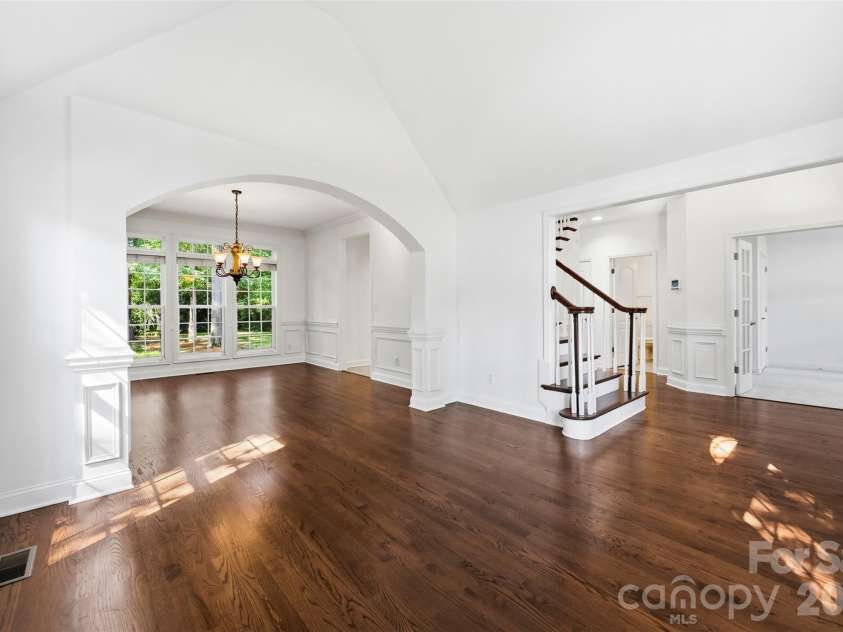 1703 Caddy Court, Matthews, NC 28104.  MLS# CAR4392423, YatesRealty ID 39056. Living/Dining Room