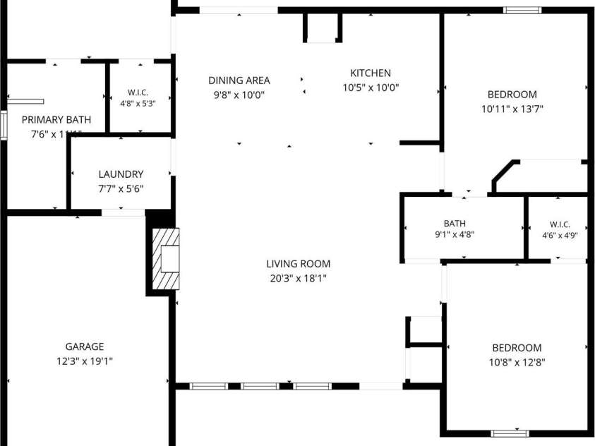 10439 Green Hedge Avenue, Charlotte, NC 28269.  MLS# CAR4403704, YatesRealty ID 39061. 