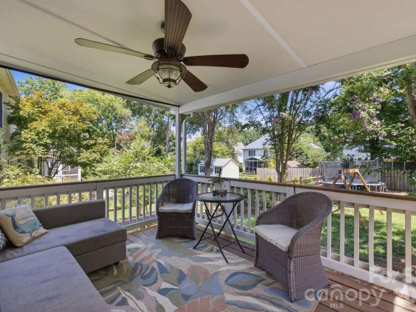 16914 Hampton Trace Road, Huntersville, NC 28078.  MLS# CAR4405129, YatesRealty ID 39062. Back Porch